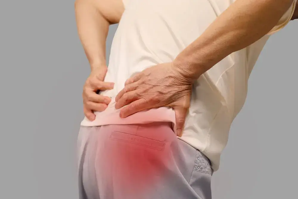 Low-back disc pain from prolonged sitting, back pain relief at Limitless.