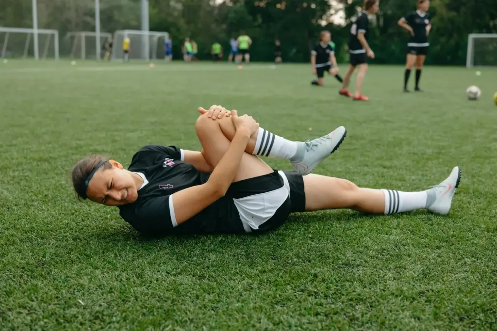 Athlete receiving rehabilitation at Limitless Spine and Joint Care.